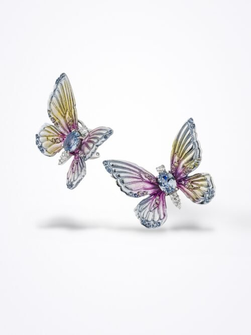 hoor-by-samina-Secret-Garden-Azure-Butterfly-Earrings